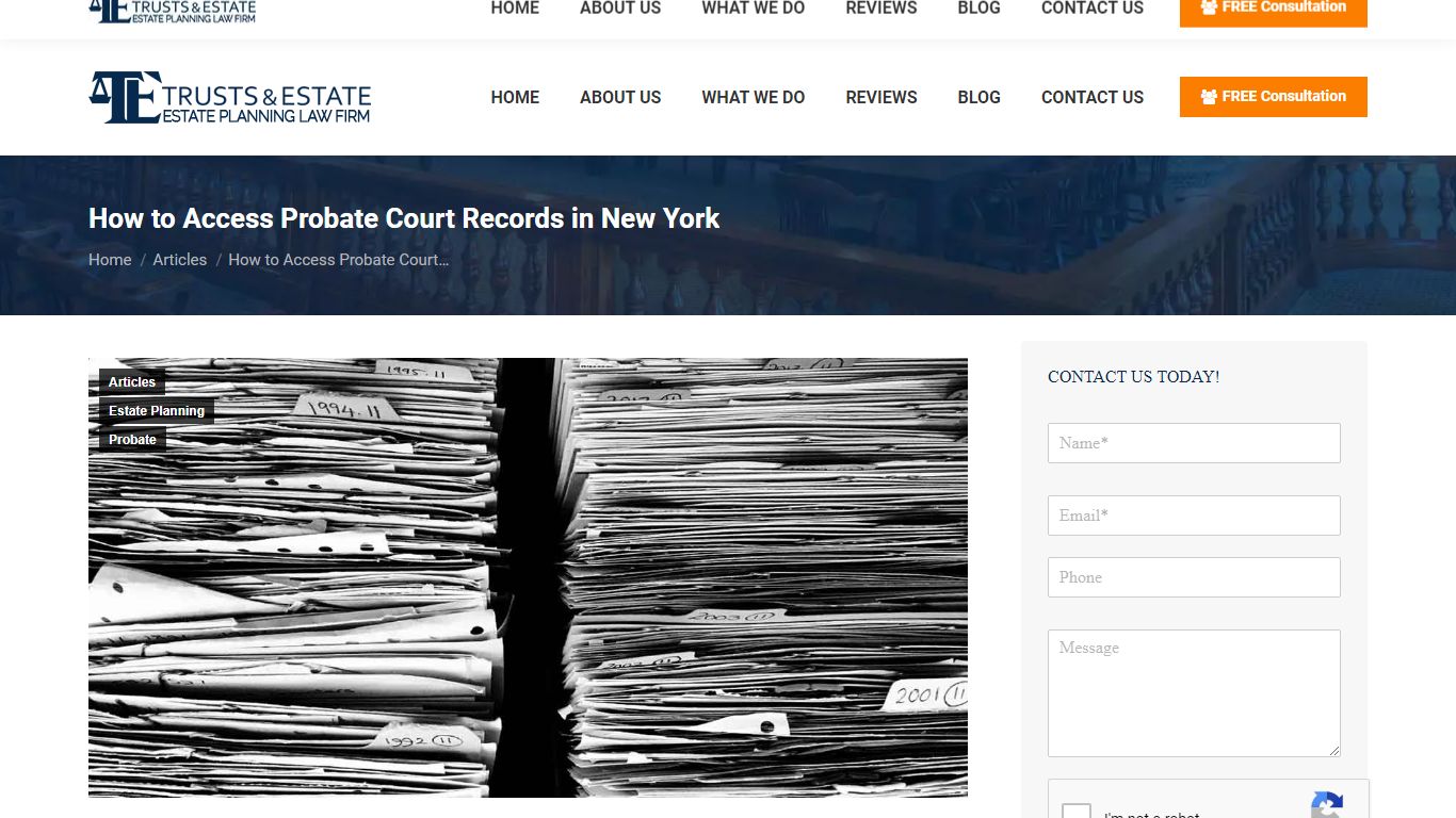 How to Access Probate Court Records in New York